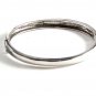 Sterling Silver & Opal ? & CZs ? Bangle Signed AK 11262013