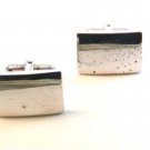 Vintage LaMode Sterling Silver Rectangle Cufflinks