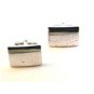 Vintage LaMode Sterling Silver Rectangle Cufflinks