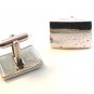 Vintage LaMode Sterling Silver Rectangle Cufflinks