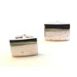Vintage LaMode Sterling Silver Rectangle Cufflinks