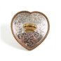 Ladies Western Sterling Silver Plate Heart Crown Belt Buckle