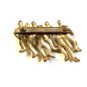 Vintage Mexican Taxco Sterling Silver Group of People Brooch