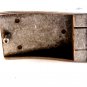 Vintage Silver Tone & Blue Enamel Belt Buckle