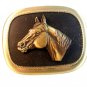 Vintage Horse Head Western Cowboy Belt Buckle Made in U.S.A.