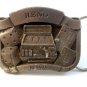 Vintage Reno Nevada 777 Slot Machine Belt Buckle Made in U.S.A.