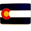 Vintage Jess Bell Inc Enameled Belt Buckle
