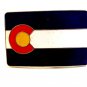 Vintage Jess Bell Inc Enameled Belt Buckle