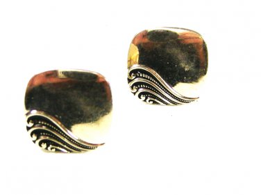 1960's - 70's Silvertone Cufflinks Unbranded 71515a