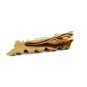 Vintage Silvertone Train Tie Clasp No 2 by Pioneer