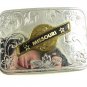 1960's - 70's Silvertone Missouri Belt Buckle Unmarked 121614