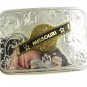 1960's - 70's Silvertone Missouri Belt Buckle Unmarked 121614