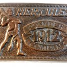 Vintage 1912 Hercules Powder Company Belt Buckle Made in USA