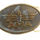 1970s AMA Academy of Model Aeronautics Torch Logo Belt Buckle 10242013