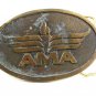 1970s AMA Academy of Model Aeronautics Torch Logo Belt Buckle 10242013