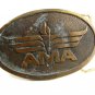 1970s AMA Academy of Model Aeronautics Torch Logo Belt Buckle 10242013