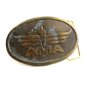 1970s AMA Academy of Model Aeronautics Torch Logo Belt Buckle 10242013