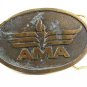 1970s AMA Academy of Model Aeronautics Torch Logo Belt Buckle 10242013