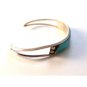 Native American Sterling Silver Turquoise Cuff Bracelet