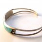 Native American Sterling Silver Turquoise Cuff Bracelet