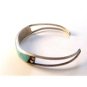 Native American Sterling Silver Turquoise Cuff Bracelet
