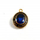1960's Farrington High School Honolulu Hawaii Blue Spinel Charm 61814