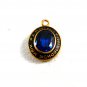 1960's Farrington High School Honolulu Hawaii Blue Spinel Charm 61814