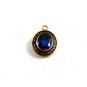 1960's Farrington High School Honolulu Hawaii Blue Spinel Charm 61814