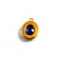 1960's Farrington High School Honolulu Hawaii Blue Spinel Charm 61814