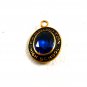 1960's Farrington High School Honolulu Hawaii Blue Spinel Charm 61814