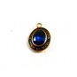 1960's Farrington High School Honolulu Hawaii Blue Spinel Charm 61814
