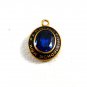 1960's Farrington High School Honolulu Hawaii Blue Spinel Charm 61814