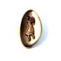 Vintage Israeli Sterling Silver Dancer Brooch