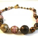 Vintage Murano Glass Vendome 12" with 4" Extender Choker / Necklace