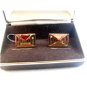Vintage 1971 Avon Citation Geometric Cuff Links MIB