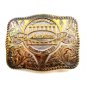 1984 MoorMans Cattle Feed since 1885 22K Sterling Silver Belt Buckle by Crumrine