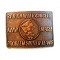 Vintage S.P.O. Quality Circles Problem Solver Teams Kerr McGee Belt Buckle
