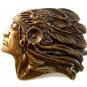 Vintage Native American Indian Chief Warrior Belt Buckle