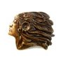 Vintage Native American Indian Chief Warrior Belt Buckle