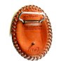 Vintage State of Texas Leather Belt Buckle by Ernesto Olivas Lasso Enterprises