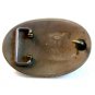 Vintage Tony Lama Sterling Bronze Plate Cowboy Rodeo Western Belt Buckle