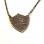 Vintage Siam Sterling Silver Niello Tie Clasp