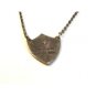 Vintage Siam Sterling Silver Niello Tie Clasp