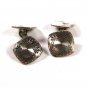 Edwardian / Art Deco Silvertone Cufflinks Unbranded 72315