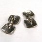 Edwardian / Art Deco Silvertone Cufflinks Unbranded 72315