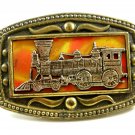 Railroad Train Locomotive Steam Engine Buckle by CII New York 092914