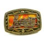 Railroad Train Locomotive Steam Engine Buckle by CII New York 092914
