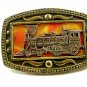 Railroad Train Locomotive Steam Engine Buckle by CII New York 092914