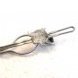 Vintage Silver Tone PAP FOOM Fraternal Order of Moose Tie Clasp