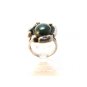 Great Vintage Native American Sterling Green Agate Ring Sz 8